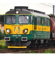 Euronaft Trzebinia #060DA 297-6 Green Yellow Center Stripe Scheme Class 060-DA Diesel-Electric Locomotive for Model Railroaders Inspiration
