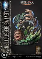 LEVI vs. BEAST The Attack On Titan BONUS Ultimate Premium Masterline Statue Diorama