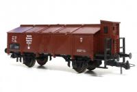 Deutsche Reichsbahn DR Wuppertal #80693 HO Type Sys Openable Lids 2-Axle Dump Wagon Car & Brakemans Cab