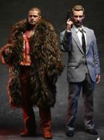 Brad Pitt As Tyler Durden In A Red Jacket Fur Coat & Jack The  Fight Club Sixth Scale Figure (2-Unit Pack)  