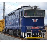 Východočeská dráha, s.r.o. #750 199-2 Brejlovec Dark Blue Scheme Class T478.3199 Diesel-Electric Locomotive for Model Railroaders Inspiration.