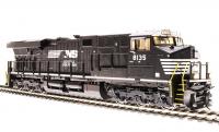 Norfolk Southern NS #8135 HO Black & White Scheme GE ES44AC Diesel-Electric Locomotive DCC & Paragon3 Sound & Smoke