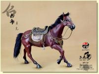 Chestnut Saddled Horse for Sixth Scale Figure