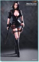 Black Fox In Fire The Female Warrior Deluxe Sixth Scale Collector Figure 