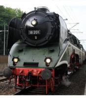 Deutschen Bahn AG #18 201 HO GREEN Scheme Express Steam Locomotive & Tender DCC & Sound, epocha VI.