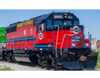 Port Harbor Railroad PHR #8955 HO 1rst Reponders Black Red & Blue Scheme Class EMD GP40 Road-Switcher Diesel-Electric DCC Ready