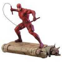 Daredevil Atop A Gargoyle-Accented Base The Marvel Comics Fine Art Sixth Scale Statue