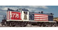 US Steel #124 Oliver Iron Mining 1100 Bicentennial 1776 Red White & Blue Scheme 1978 Class ALCO RS-2 Diesel-Electric Locomotive for Model Railroaders Inspiration