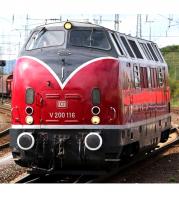 Deutsche Bundesbahn DR #200 116 Altrot Grey Scheme Class V 200 Diesel-Electric Locomotive for Model Railroaders Inspiration