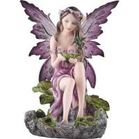Dewdrop Fairy By A Pond Premium Figure