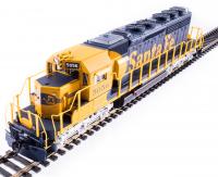 Atchison, Topeka & Santa Fe ATSF #5056 HO Yellow Warbonnet Scheme SD40-2 Diesel-Electric Locomotive DCC & Paragon4