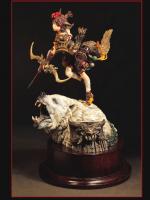 The Fox Spirit Archer and The Bear Nineth Scale Collector Figure Diorama