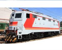 Gruppo Ferrovie dello Stato Italiane FS #E 424 243 HO Grigio Chiaro Strisce Arancioni Rosse Scheme Class E 424 Electric Locomotive for Model Railroaders Inspiration