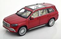 Mercedes Maybach GLS 600 4Matic 2020 Hyacinth Red 1/18 Die-Cast Vehicle