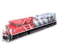 Ferromex FXE #4053 HO Red Grey White Stripes Class EMD SD70ACe Diesel-Electric Locomotive DCC & SoundTraxx Tsunami2