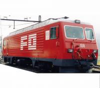 Furka Oberalp Bahn FO #108 H0m Channel Tunnel Red Grey Scheme Class HGe 4/4 II Old-Time Cogwheel Electric Locomotive DCC & Sound
