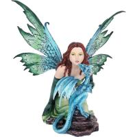 Angel  & Dragon Whisper The Fairy Premium Figure  Dračí dívka soška