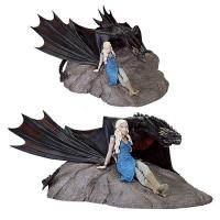 Daenerys Targaryen & Drogon The Game of Thrones Mini Statue Hra o trůny
