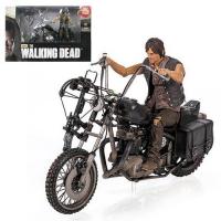 Norman Reedus As Daryl Dixon & Motorcycle The Walking Dead Deluxe Statue Set
