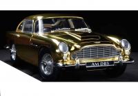 Aston Martin DB5 Coupe James Bond 1965 No Time to Die Chrome Gold 1/18 Die-Cast Vehicle
