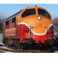 Midtjyske Jernbaner (MjbaD) #DBS1025 HO Tørfisken Orange Rød Scheme Class MX 26 Diesel-Electric Locomotive DCC & Sound