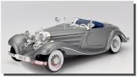 Mercedes-Benz 500K Spezial Roadster Silver 1/18 Die-Cast Vehicle