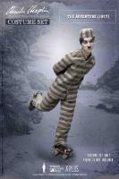 PRISONER The Adventurer Costume for Charlie Chaplin Sixth Scale Figure and Accessories Set (C ver.)