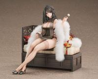 Charybdis Girl In Her Fur Voluptuous Outfit On A Bed Sexy Anime Figure