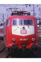 Deutsche Bundesbahn DB #103 Oriental Red White Front Scheme Class 103.1 (E 03) Electric Locomotive for Model Railroaders Inspiration