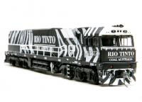 National Rail Corporation NR #122 HO Coal Australia Black & White Zebra Stripes Scheme Class NR Diesel-Electric Locomotive DCC & Sound