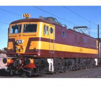 New South Wales Government Railways NSWGR #4626 HO Australia Reverse Tuscan Brown Yellow Stripe Scheme Class 46 Electric Locomotive DCC Ready