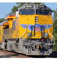 Union Pacific UP #8109 HO US Flag Building America Class GE ES44AC (UP C45AH) Diesel-Electric Locomotive DC DCC & Paragon3 Sound & Smoke