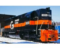 Springfield Terminal ST #689 HO HIGH HOOD Black Orange Stripe Scheme Class EMD SD45 Diesel-Electric Road Switcher Locomotive for Model Railroaders Inspiration