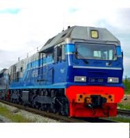 Российские железные дороги РЖД #ТЭ8-003 Light Blue Scheme Class ТЭ8 8-Axle Heavy Freight Diesel-Electric Locomotive for Model Railroaders Inspiration