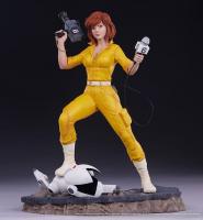 April ONeil In A Yellow Jumpsuit The Female Reporter Teenage Mutant Ninja Turtle Premier Quarter Scale Statue