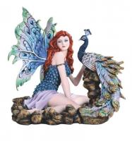 Gallifoma The Fairy & Peacock Premium Figure Diorama dívka s pávem