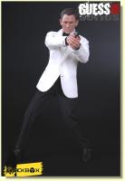 Daniel Craig As James MI-6 Agent AKA James Bond White Tuxedo Suit Sixth Scale Collectible Figure