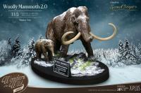 Woolly Mammoth & Baby 2.0 The Mammuthus Primigenius Wonder Wild DELUXE Statue Diorama pravěký svět