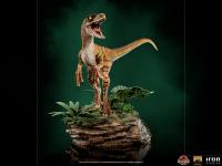 Velociraptor The Lost World Jurassic Park DELUXE Art Scale 1/10 Statue Diorama pravěký svět