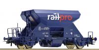 Nederlandse Spoorwegen Railpro #67233 HO Type Fccpps Ballast Car Waggon