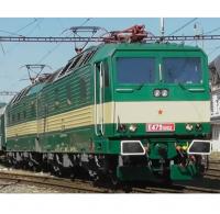 Československé Dráhy ČSD #131 Green Yellow Stripes Scheme Class E 479.1 (131) Double Electric Locomotive for Model Railroaders Inspiration