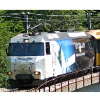 Montreux-Berner Oberland-Bahn MOB SBB/CFF/FFS #8001 HOm Gstaad Black Blue Themed Scheme Class Ge 4/4 I Electric Locomotive DCC & Sound