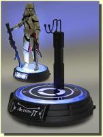 Power Illuminated Turntable Figure Stand for sixth scale collectibles
