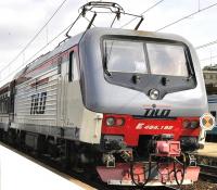 Treni Regionali Ticino Lombardia TILO S.A. #464.196 HO Grey White Centre Red Stripe Ribbed Scheme Class E 464 Electric Locomotive DCC & Sound