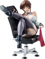 Police Investigator Kurumi Imari On The Swivel Chair Sexy Anime Figure