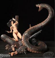 Monstrous Snake & Slave Girl The Sacrifice Companion Quarter Scale Statue Diorama