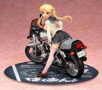 Rin Suzunoki Motor Biker & GSX400S Katana Anime Figure 