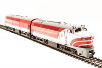 Escanaba and Lake Superior Railroad ELSR #6001A+6001B HO Demonstrator Sharknose A & B-unit Red & White Class Baldwin RF-16 Two-Section Diesel-Electric Locomotive DCC & Paragon3 Sound