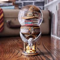 Magic Hat & Owl & Letter The Harry Potter First Day At Hogwarts Snow Globe Statue Diorama 
