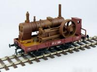 CP LFV #32103 HO Freight Car Wagon & Vieille Locomotive Noire HO Stationary Boiler (Le Train Jaune) for Model Railroaders Inspiration